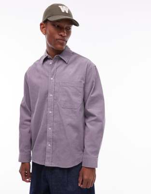 Double A By Wood Wood Cooper Shirt In Purple