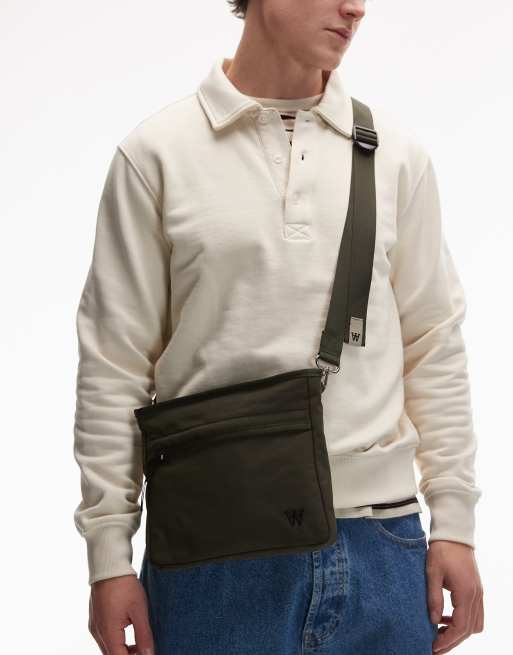 Double A By Wood Wood florian side bag in grape leaf, 4 of 4