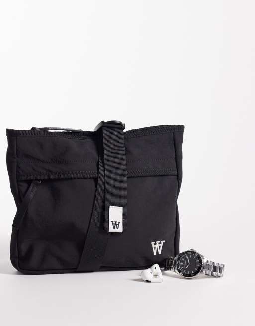 Double A by Wood Wood – Florian – Umhängetasche in Schwarz, 2 von 4