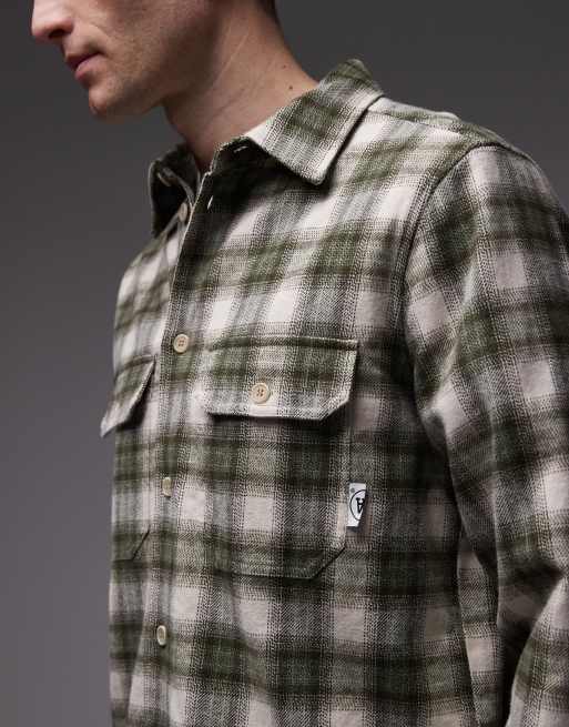 Double A By Wood Wood - Giacca color argilla e verde a quadri, 5 di 5
