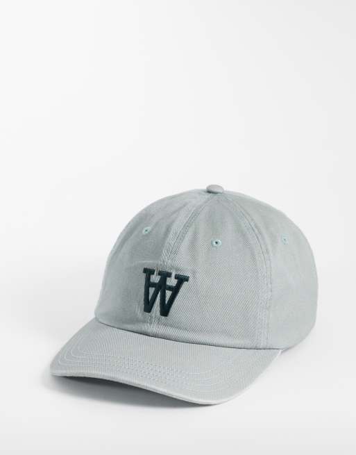 Double A By Wood Wood - Gorra color pizarra con logo 