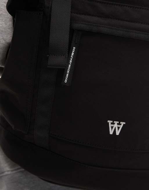 Double A By Wood Wood karl backpack in black, 2 of 4