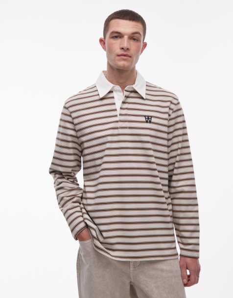 Double A By Wood Wood - Landon - Polo beige a righe - view 1