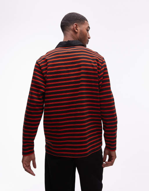 Double A By Wood Wood - Landon - Polo rossa a righe, 3 di 5