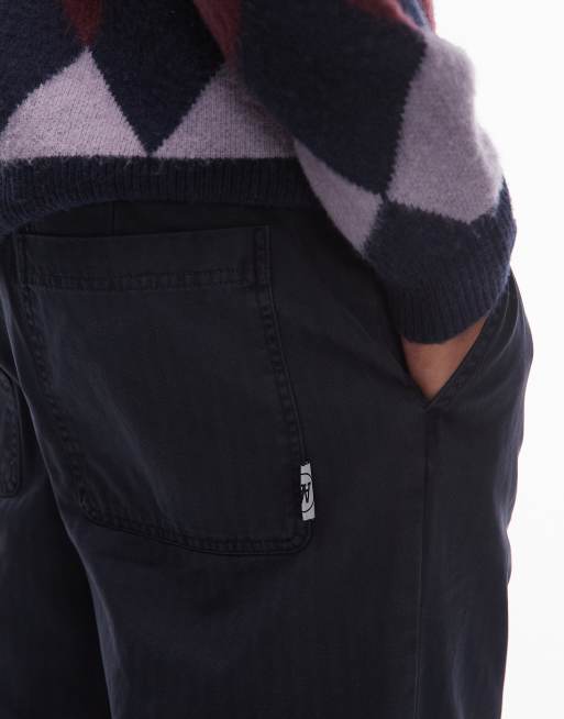 Double A By Wood Wood - Lax - Pantaloni dritti blu navy, 3 di 5