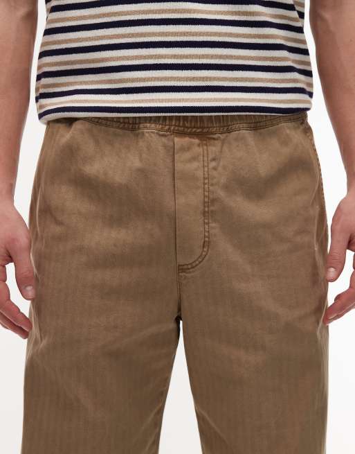 Double A By Wood Wood - Lax - Pantaloni dritti marroni, 5 di 5