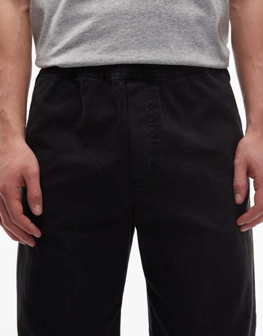 Double A By Wood Wood - Lax - Pantaloni dritti neri, 4 di 5