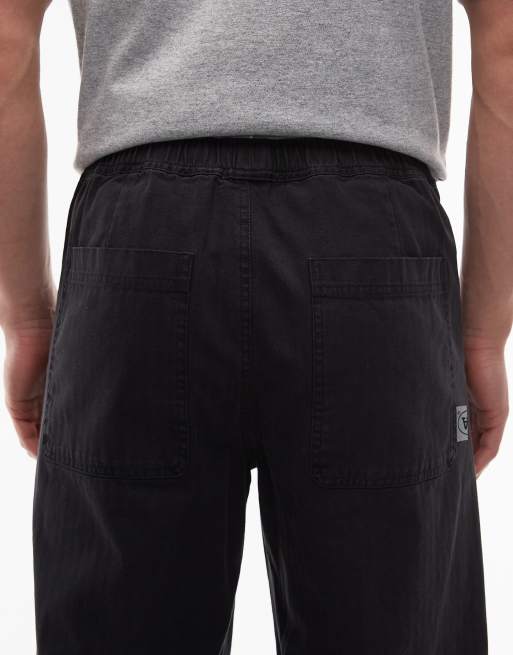 Double A By Wood Wood - Lax - Pantaloni dritti neri, 5 di 5