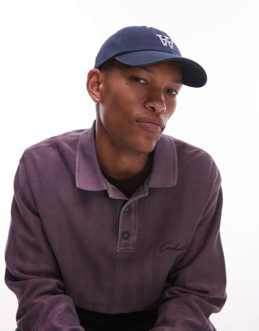 Double A By Wood Wood logo cap in navy, 2 of 3