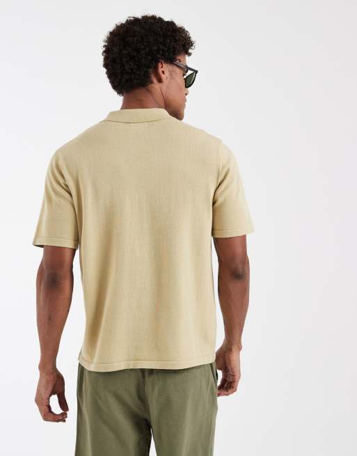 Double A By Wood Wood -Mikkel - Polo 100 % coton - Olive pâle, 5 de 5