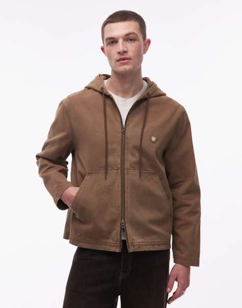 Double A By Wood Wood - Palle - Veste à capuche - Marron - view 1