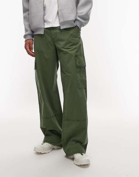 Double A By Wood Wood Robert cargo trousers in green