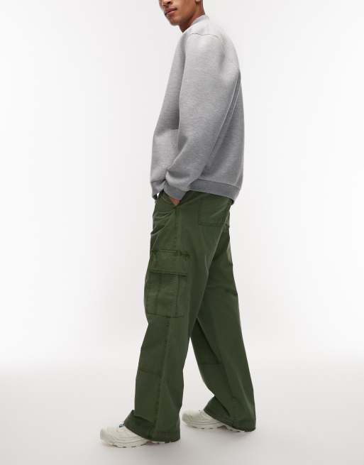 Double A By Wood Wood - Robert - Pantaloni cargo verdi, 3 di 5