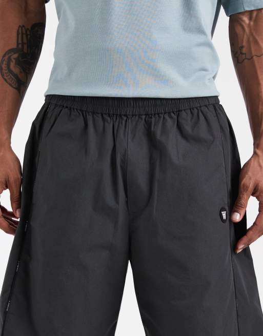 Double A By Wood Wood - Roberto - Sorte sportsshorts i 100% bomuld, 4 af 5
