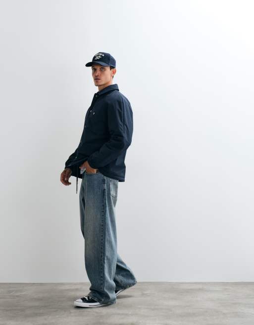 Double A By Wood Wood Sigurt coach-jakke i navy, 3 af 5