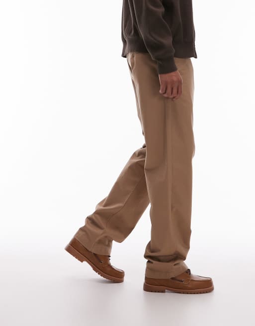Double A By Wood Wood silas chino trouser in oak, 2 of 5