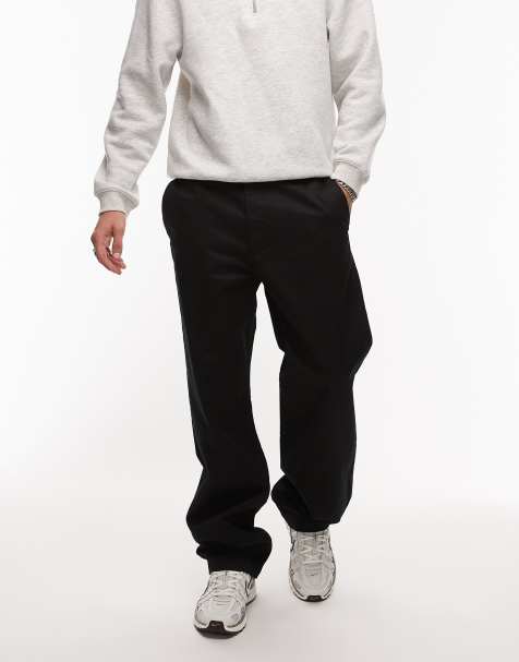 Double A By Wood Wood – Silas – Czarne spodnie chino - view 1