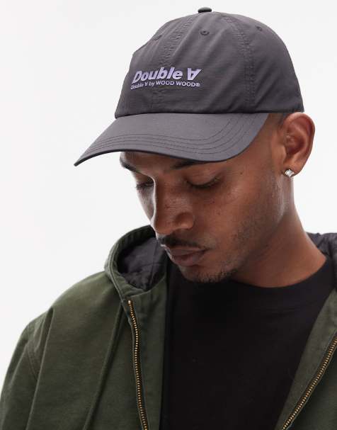 Double A By Wood Wood tech italic cap in black - view 1