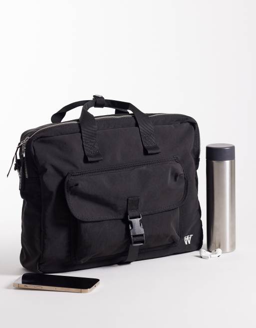 Double A By Wood Wood wolfgang shoulder bag in black, 2 of 4