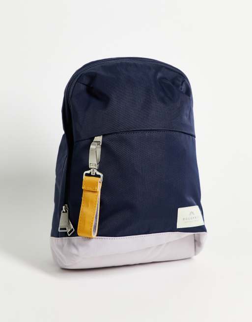 Doughnut Cora backpack in navy and powder purple ASOS