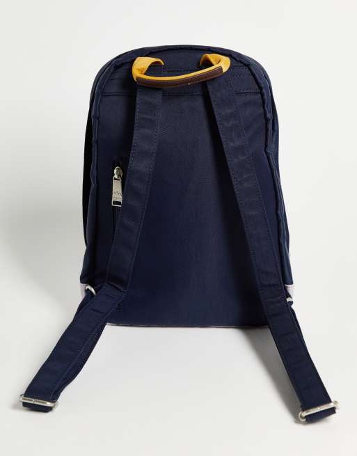 Doughnut Cora backpack in navy and powder purple