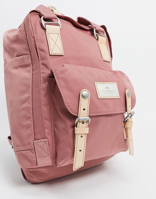 Doughnut Macaroon backpack in deep pink