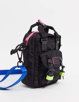 tiny black backpack