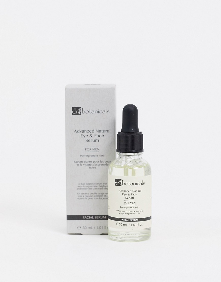Dr Botanicals pomegrante noir advanced face serum for men 30ml-Clear