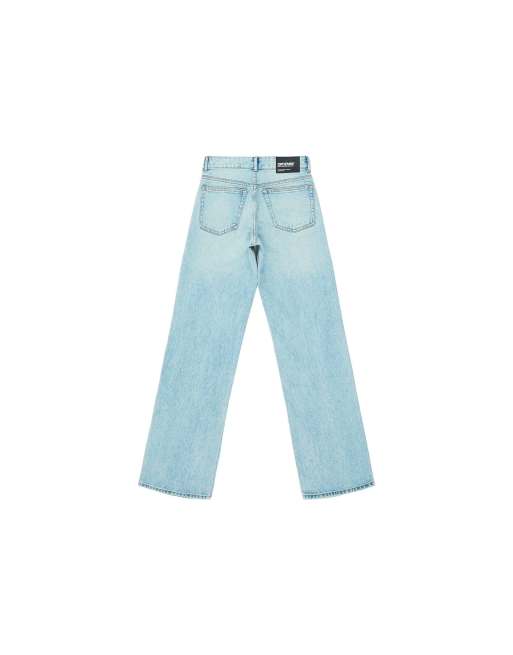 Dr Denim Addy mid straight jeans in light blue, 2 of 7