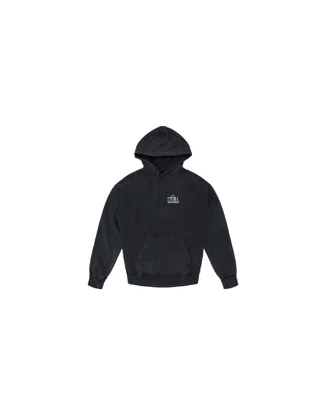 Dr Denim Aiden hoodie in black - view 1