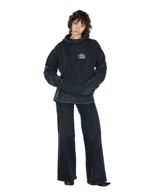 Dr Denim Aiden hoodie in black, 5 of 7