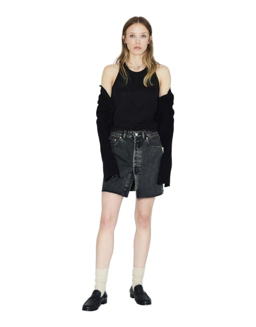 Dr Denim Ara skirt in black, 4 of 7