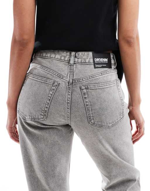 Dr Denim – Arch – Jeans in teergrauer Waschung mit mittelhohem Bund und geradem Schnitt, 5 von 5