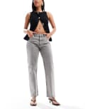 [Dr Denim] Dr Denim Arch mid waist straight leg jeans in tar ash grey wash W28 L30 Washed grey