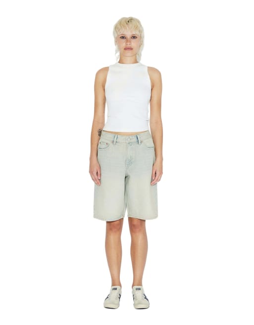 Dr Denim Asra shorts in natural, 4 of 7