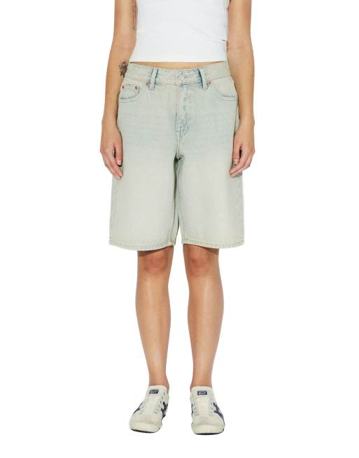 Dr Denim Asra shorts in natural, 6 of 7