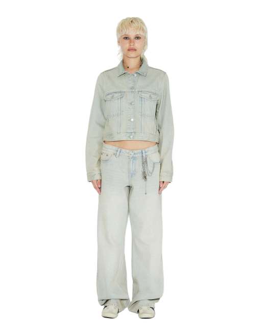 Dr Denim Becky jacket in natural, 2 of 7