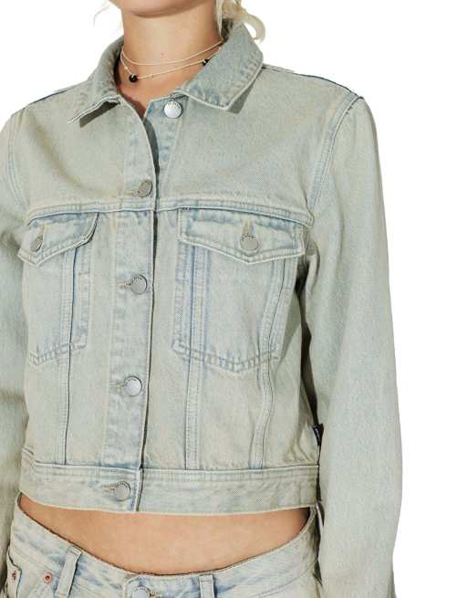 Dr Denim Becky jacket in natural, 3 of 7