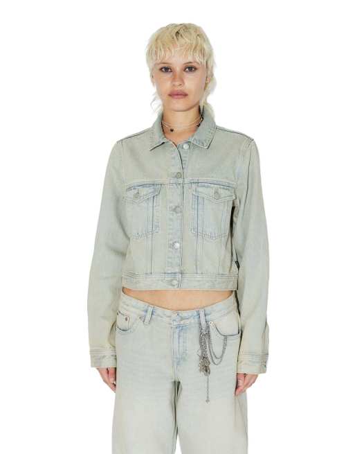 Dr Denim Becky jacket in natural, 4 of 7