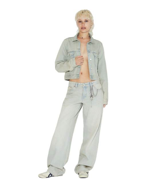 Dr Denim Becky jacket in natural, 6 of 7