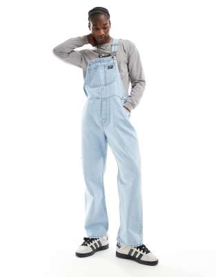 Dr Denim Billy regular fit dungarees in stream light retro wash