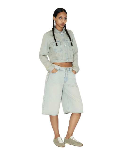 Dr Denim Bree shorts in blue, 5 of 7