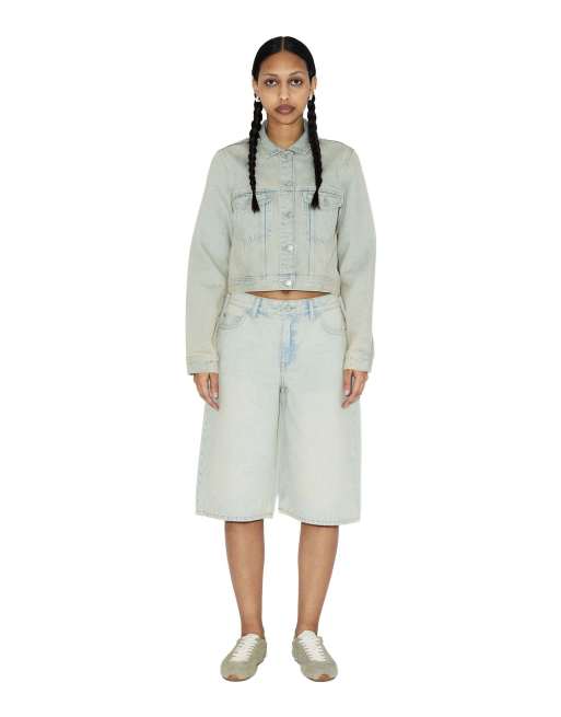 Dr Denim Bree shorts in blue, 6 of 7