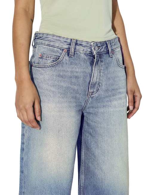 Dr Denim Bree shorts in blue, 3 of 7