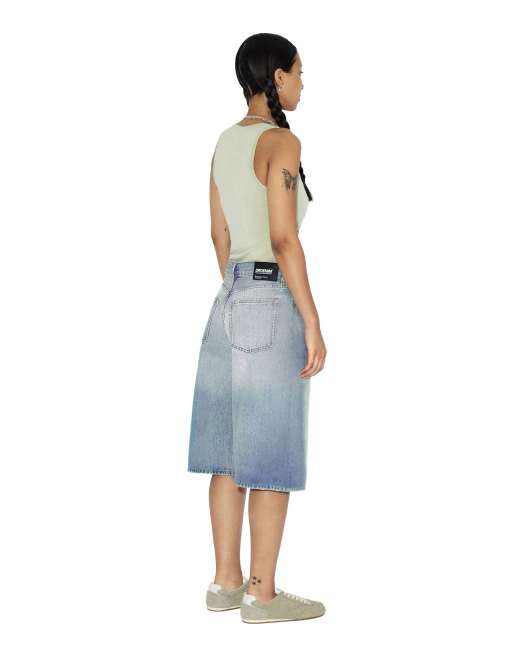 Dr Denim Bree shorts in blue, 6 of 7