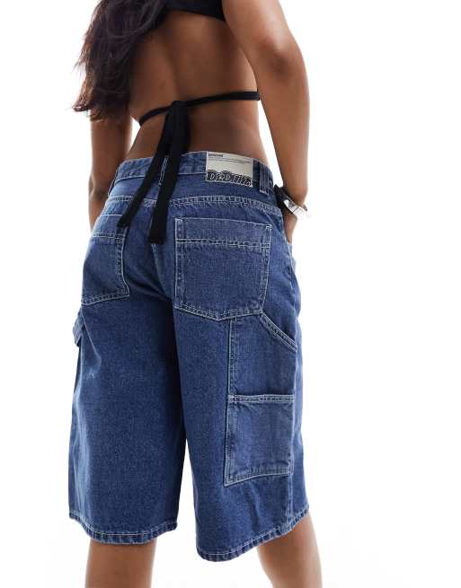 Dr Denim – Bree Worker – Lässige Jeans-Shorts mit mittelhohem Bund und mittlerer Stone-Waschung in Pebble-Optik, 2 von 5