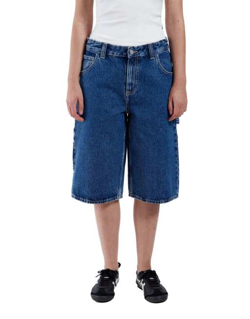 Dr Denim Bree worker shorts in blue, 6 of 7