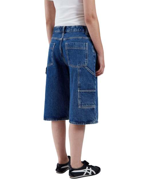 Dr Denim Bree worker shorts in blue, 7 of 7