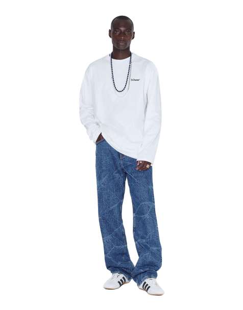 Dr Denim Caiden long sleeve in white - view 1