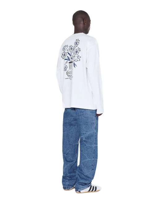 Dr Denim Caiden long sleeve in white, 2 of 7